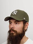 Бейсболка 47 BRAND арт. B-MVPSP17WBP-SW New York Yankees MLB (оливковый / белый)